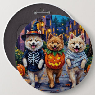 Macaron Rond 15,2 Cm Costumes d'Halloween pour chiens Samoyèdes allant
