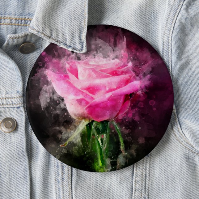 Macaron Rond 15,2 Cm Couleur de fleur rose - bb (En situation)