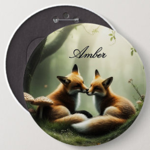 Macaron Rond 15,2 Cm Cuddle Fox dans Misty Forest Personnalisé