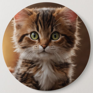 Macaron Rond 15,2 Cm Cute Kitten
