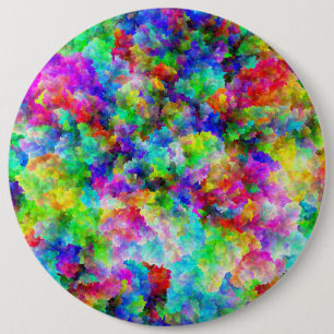 Macaron Rond 15,2 Cm Cute texture de poitrine colorée abstraite