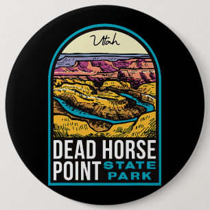 Macaron Rond 15,2 Cm Dead Horse Point State Park Utah Vintage
