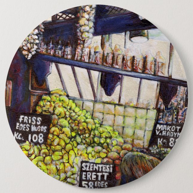 Macaron Rond 15,2 Cm Dimensions de curiosité (Devant)