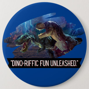 Macaron Rond 15,2 Cm dino - formidable fondu