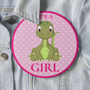 Macaron Rond 15,2 Cm Dinosaur fille Baby shower T Rex