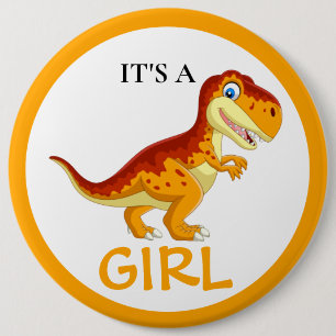 Macaron Rond 15,2 Cm Dinosaur T Rex Baby shower Girl