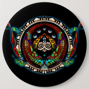Macaron Rond 15,2 Cm Dragon Twins