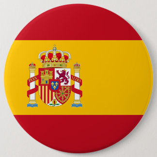 Macaron Rond 15,2 Cm Drapeau du Royaume d'Espagne