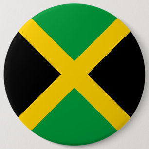 Macaron Rond 15,2 Cm Drapeau Jamaïque
