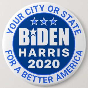 Macaron Rond 15,2 Cm Élection présidentielle de Biden Harris 2020 Pol