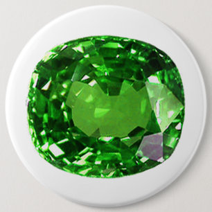 Macaron Rond 15,2 Cm Emerald Gemstone, vert