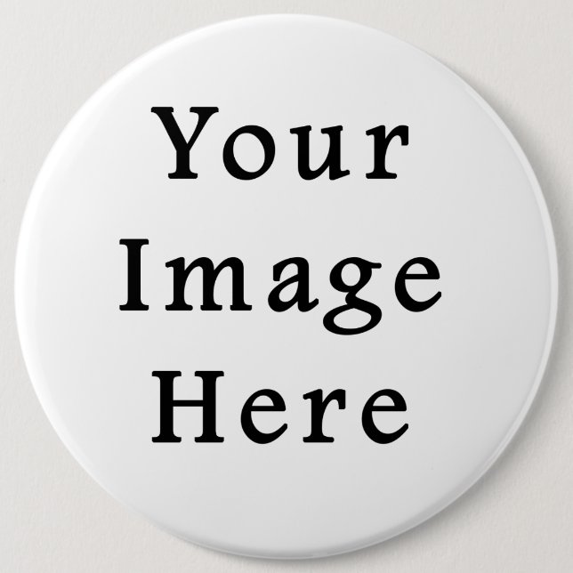 Macaron Rond 15,2 Cm Épingle à bouton rond extra large colossal - Custo (Devant)