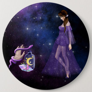 Macaron Rond 15,2 Cm Esoteric Witchcraft Magick Purple Cadeau Pour Sorc
