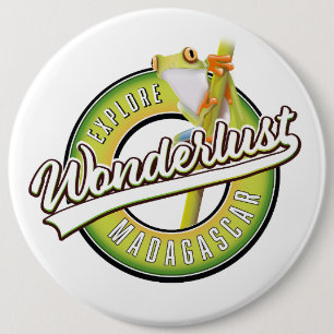 Macaron Rond 15,2 Cm Explorer Madagascar avec un esprit d'aventure