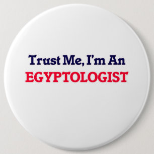 Macaron Rond 15,2 Cm Faites-moi confiance, je suis un Egyptologist