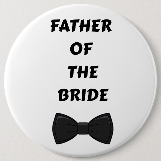 Macaron Rond 15,2 Cm Father of the Bride  (Devant)