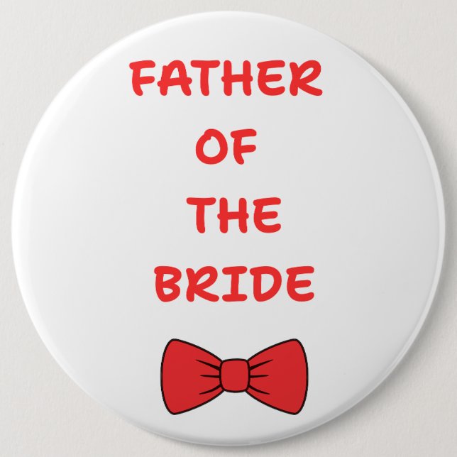 Macaron Rond 15,2 Cm Father of the Bride (Devant)