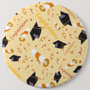 Macaron Rond 15,2 Cm Félicitations d'obtention de diplôme