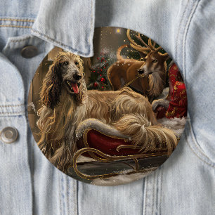 Macaron Rond 15,2 Cm Fête de Noël du chien de chien de chien de chien d