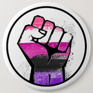 MACARON ROND 15,2 CM FIST DE GENDERFLUIDE
