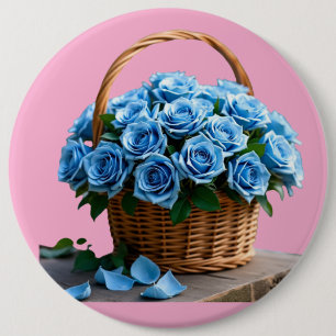 Macaron Rond 15,2 Cm Fleurs