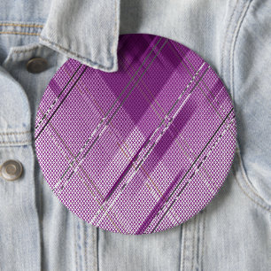 Macaron Rond 15,2 Cm Fond à rayures diagonales 8