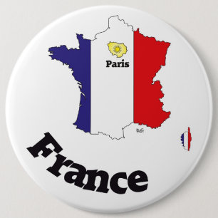 Macaron Rond 15,2 Cm France Button