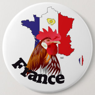 Macaron Rond 15,2 Cm France Button