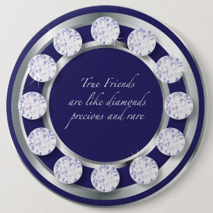 Macaron Rond 15,2 Cm Friendship Diamond