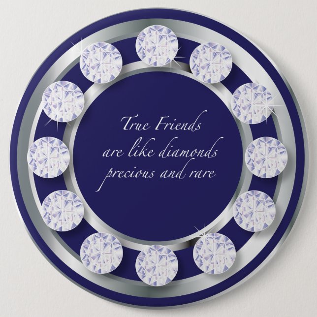 Macaron Rond 15,2 Cm Friendship Diamond (Devant)