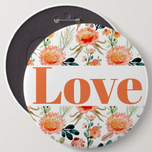 Macaron Rond 15,2 Cm Fruit de l'Esprit Bouton - Amour