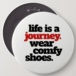 Macaron Rond 15,2 Cm Funny Life is a Journey ...