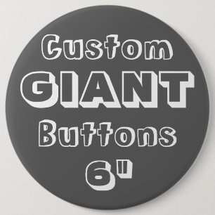 Macaron Rond 15,2 Cm Géant 6" insigne de Pin de bouton