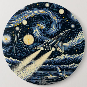 Macaron Rond 15,2 Cm Gogh Ship Gogh