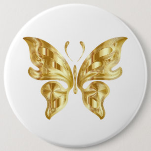 MACARON ROND 15,2 CM GOLDEN BUTTERFLY