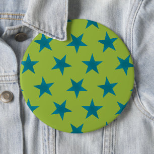 Macaron Rond 15,2 Cm Golden Stars Motif 20
