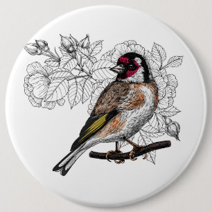 Macaron Rond 15,2 Cm Goldfinch et rose