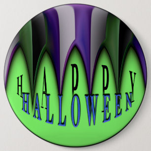 Macaron Rond 15,2 Cm Green Halloween frites