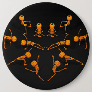 Macaron Rond 15,2 Cm Halloween Yoga Class