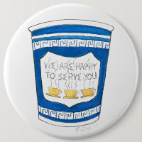 Heureux De Vous Servir NYC Blue Greek Diner Coffee