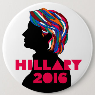 Macaron Rond 15,2 Cm Hillary 2016 rétros boutons de conception (6