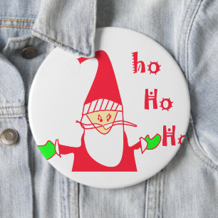 Macaron Rond 15,2 Cm Ho Ho Ho Merry Christmas From Santa.png