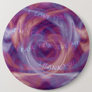 Macaron Rond 15,2 Cm Ho'oponopono Purple Smoke