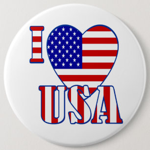 Macaron Rond 15,2 Cm I "Heart" USA/Colossal, Bouton rond 6 pouces