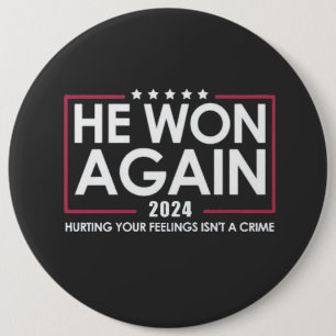 Macaron Rond 15,2 Cm Il remporte à nouveau l'Inaguration Trump 2025 de 