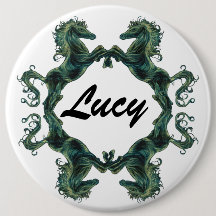 Insigne de bouton de chevaux