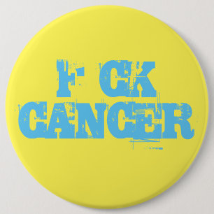 Macaron Rond 15,2 Cm Insigne de cancer F*ck