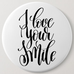 Macaron Rond 15,2 Cm J'adore votre sourire