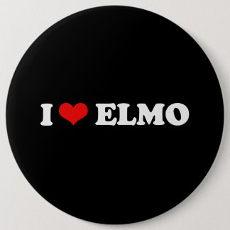 MACARON ROND 15,2 CM J'AIME ELMO