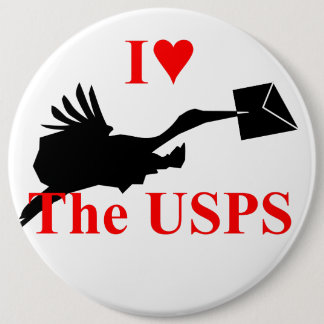 Macaron Rond 15,2 Cm J'aime le bouton Poste